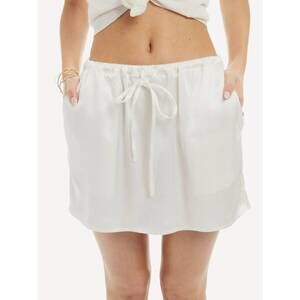 NEW WYLD BLUE flowy skirt in white